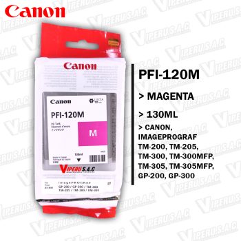 Tinta CANON PFI-120M TM-200 130ML Original