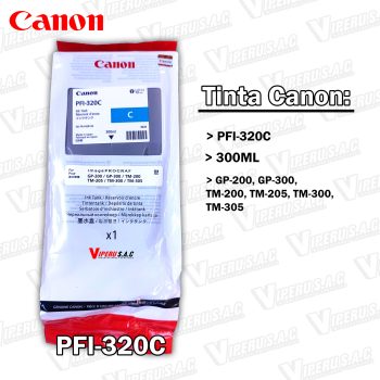 Tinta-CANON-PFI-320C-TM-205-300ML-Original