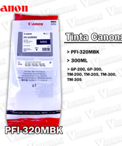 Tinta CANON PFI-320MBK TM-205 300ML Original