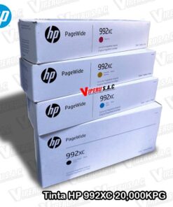 Tintas HP 992XC colores para impresora 750DW Original.