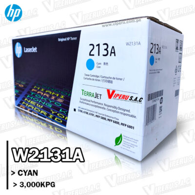 Toner HP 213A (W2131A) Cyan 5700DN 3,000KPG Original