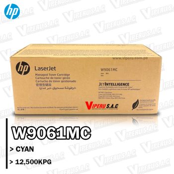 Toner HP W9061MC Cyan E55040DW 12,500KPG Original