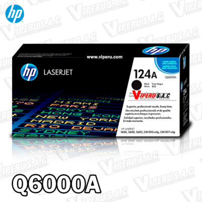 Toner HP 124A (Q6000A) Negro 4700DN 2,500KPG Original
