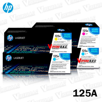 Toner HP 125A para impresora 1514N Kit completo colores