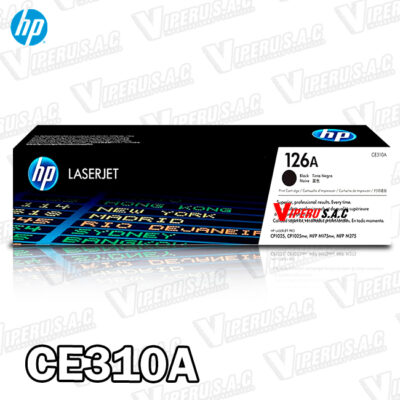 Toner HP 126A (CE310A) Negro CP1020 1,200KPG Original