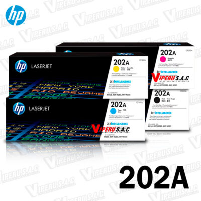 Toner HP 202A Kit completo colores original