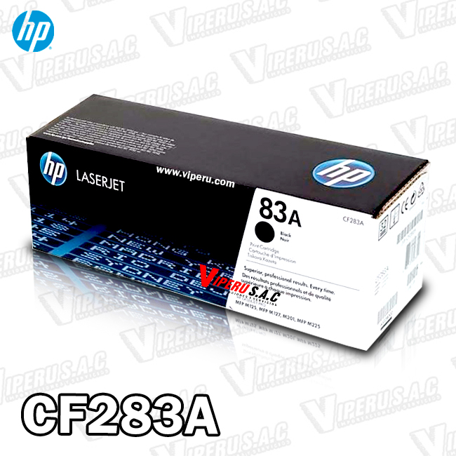 Toner HP 83A (CF283A) Negro M201DW 1,500KPG Original