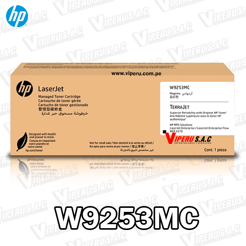 Toner HP W9253MC Magenta L.J.X57945 32,000KPG Original