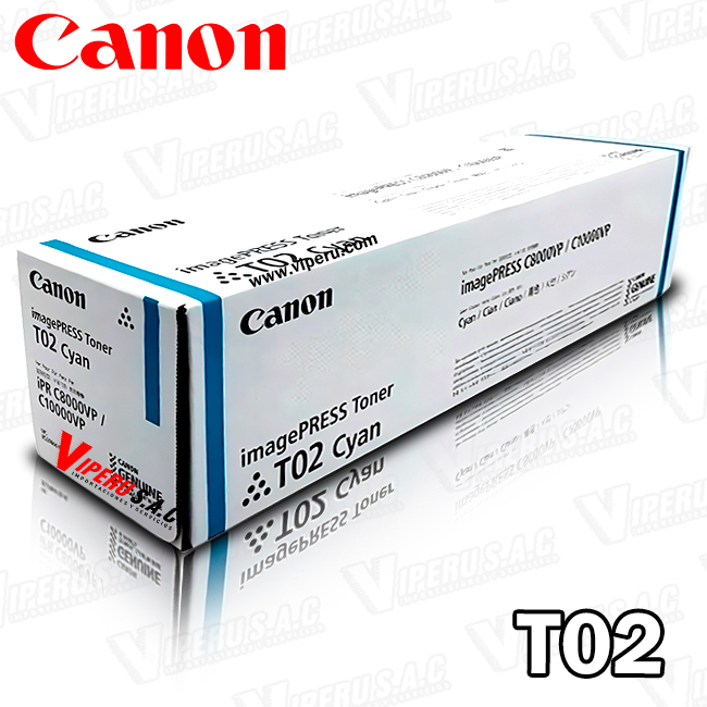 Toner CANON T02 Cyan C8000 43,000KPG Original