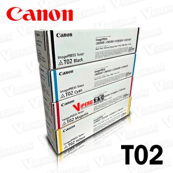 Toner CANON T02 PARA IMPRESORA C8000 Kit completo