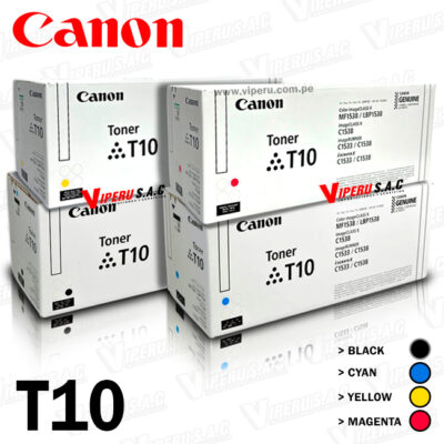 Toner CANON T10 Kit completo colores
