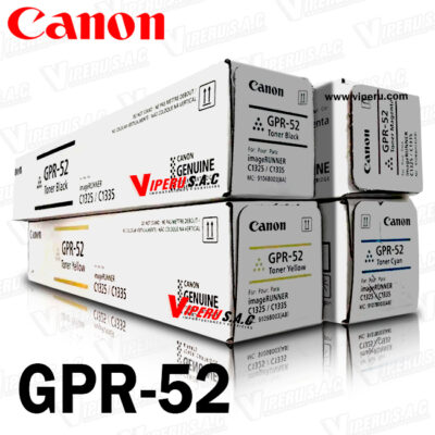 Toner Canon GPR-52 para impersora C1335 Colores