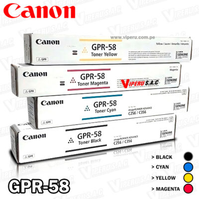 Toner Canon GPR-58 para impresora C256 Colores