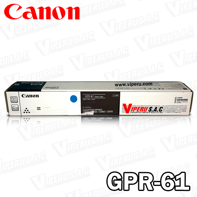 Toner Canon GPR-61 Cyan C5870I 71,000KPG Original