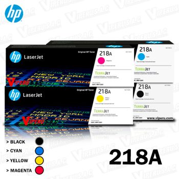 Toner HP 218A para impresora 3301FDW Colores