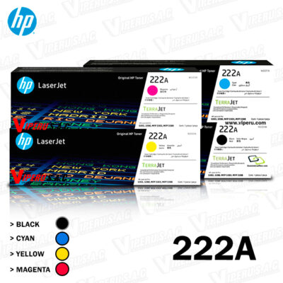 Toner HP 222A para impresora LJ3201 Colores