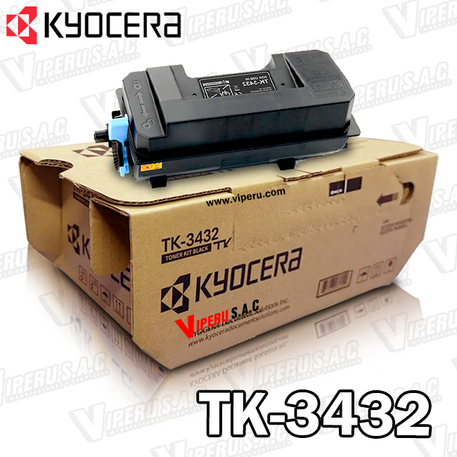 Toner TK-3432 KYOCERA Negro PA4500X 21,000KPG Original