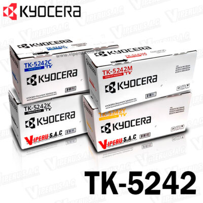 Toner TK-5242 KYOCERA kit completo para impresora P5026.