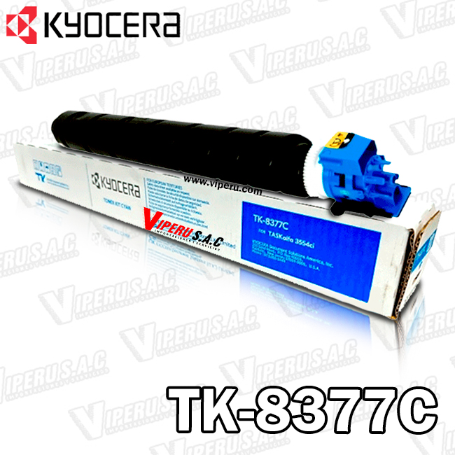Toner TK-8377C KYOCERA Cyan 3554CI 20,000KPG Original