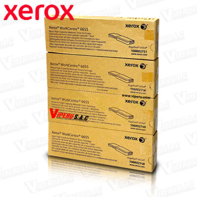 Toner XEROX 106R02748 para impresora WC6655 Original