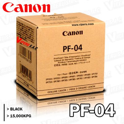 CABEZAL CANON PF-04 BLACK iPF670 15,000KPG ORIGINAL