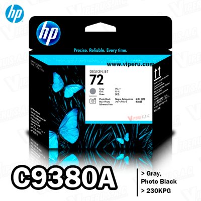 CABEZAL HP C9380A GRAY, PHOTO BLACK T610 230KPG ORIGINAL
