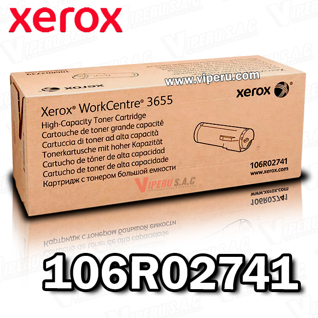 Toner XEROX 106R02741 Black WC3655 25,900KPG Original