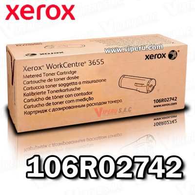 Toner XEROX 106R02742 Black WC3655 30,000KPG Original