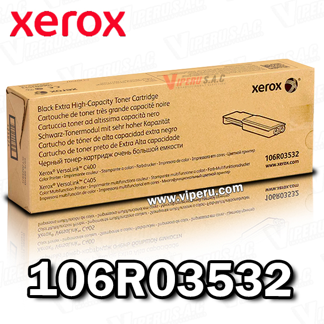 Toner XEROX 106R03532 Black Versa C400 10,500KPG Original