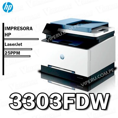 IMPRESORA HP LASER JET MFP 3303FDW 25PPM ORIGINAL