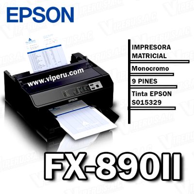IMPRESORA MATRICIAL EPSON FX-890II DE 9 PINES