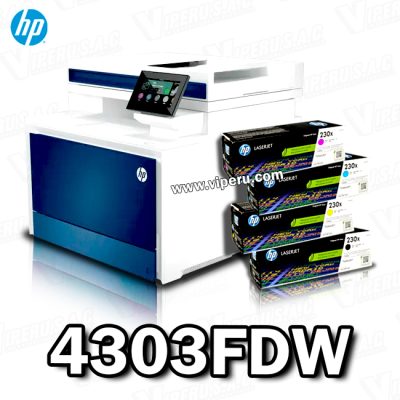 IMPRESORA Multifuncional HP Pro 4303FDW LaserJet 35PPM Original