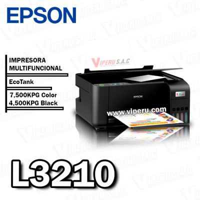 Impresora EPSON L3210 EcoTank 7,500KPG Color Original