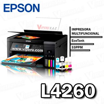 Impresora EPSON L4260 Black EcoTank 33PPM Original