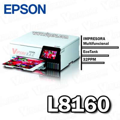 Impresora EPSON L8160 Multifuncional Black 32PPM Original