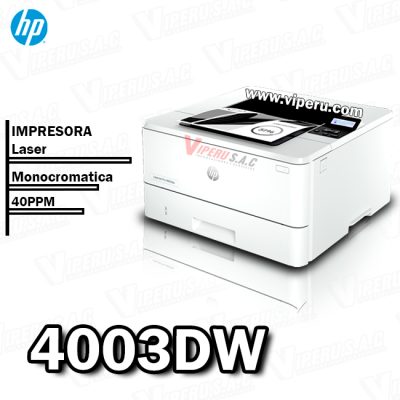 Impresora HP 4003DW Laser Monocromatica 40PPM Original