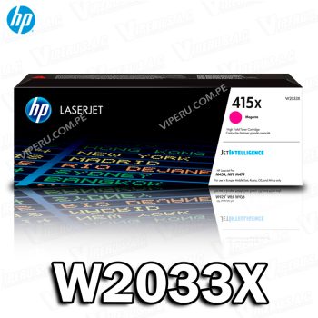 Cartucho HP 415X (W2033X) Magenta LaserJet M454DN ORIGINAL