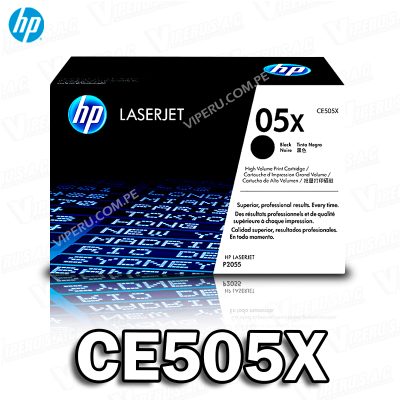 Toner HP 05X (CE505X) Black LaserJet P2035 Original