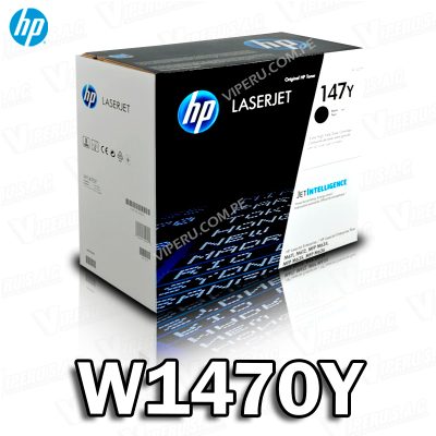 Toner HP 147Y (W1470Y) Black LaserJet M636FH Original