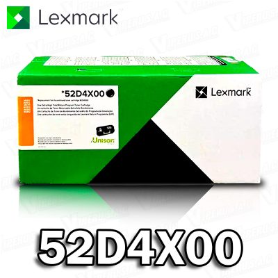 Toner Lexmark 52D4X00 Black MS810DE ORIGINAL