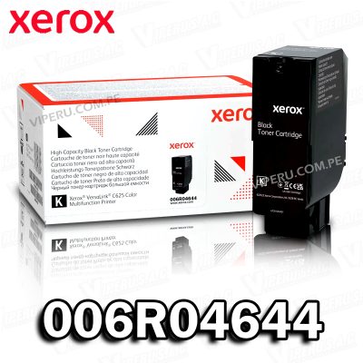 TONER XEROX 006R04644 BLACK TONER CARTRIDGE (25K), C625