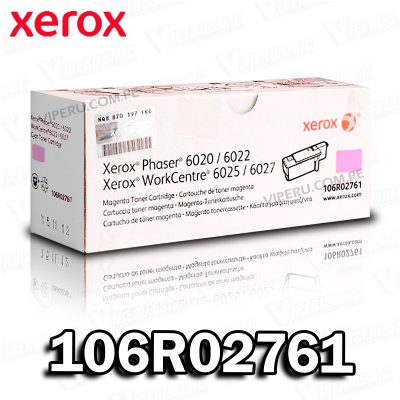 TONER XEROX 106R02761 Magenta PHASER 6020 ORIGINAL
