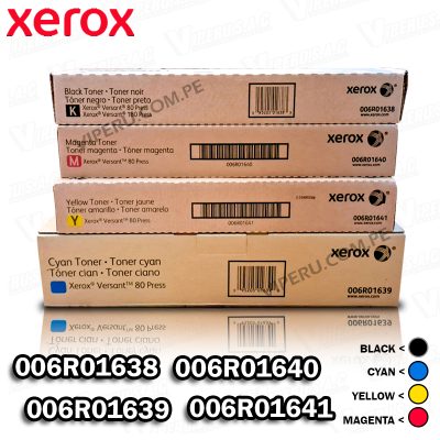 TONER XEROX PARA VERSANT 280 KIT COMPLETO COLORES