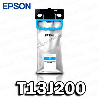 Tinta EPSON T13J200 Cyan WorkForce Pro EM-C8100 Original