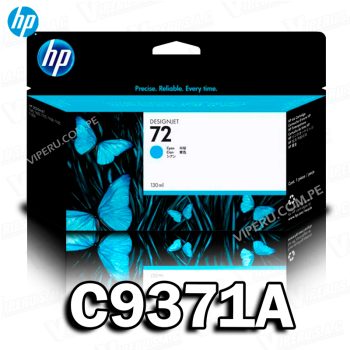 Tinta HP 72 (C9371A) Cyan T1100 130ML Original