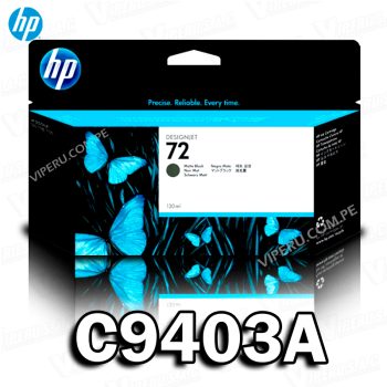 Tinta HP 72 (C9403A) Matte Black T1100 130ML Original