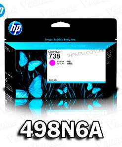 TINTA HP 738 (498N6A) MAGENTA 130ML DESIGNJET T950 ORIGINAL
