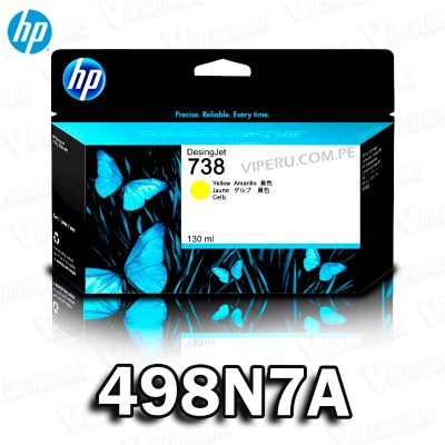 TINTA HP 738 (498N7A) YELLOW 130ML DESIGNJET T950 ORIGINAL