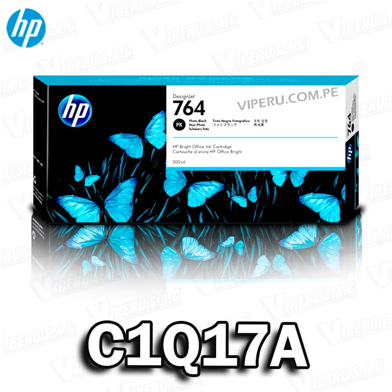 TINTA HP 764 (C1Q17A) PHOTO BLACK DESIGNJET ORIGINAL