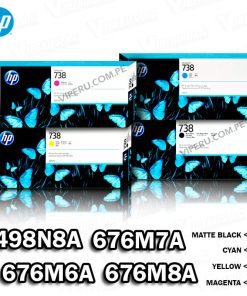 TINTAS HP 738 PARA IMPRESORA DESIGNJET T950 ORIGINAL